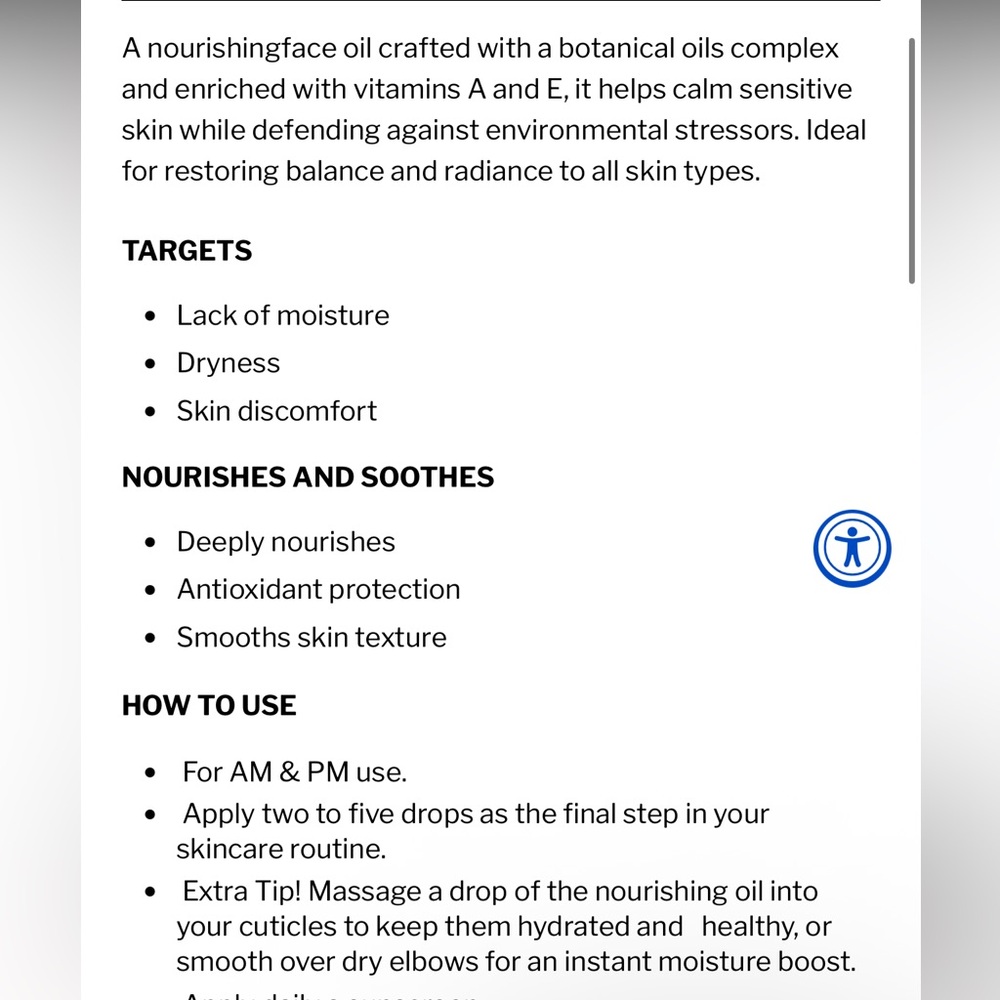 🌸 dr. b lab NOURISHING FACE OIL - Picture 5 of 5